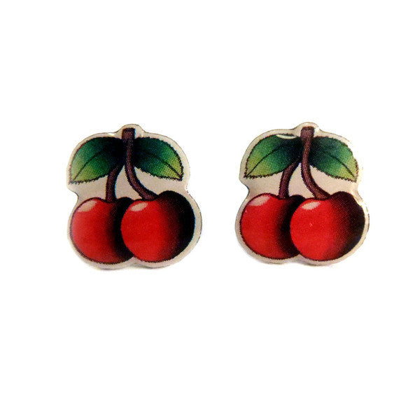 Cherry Stud Earrings