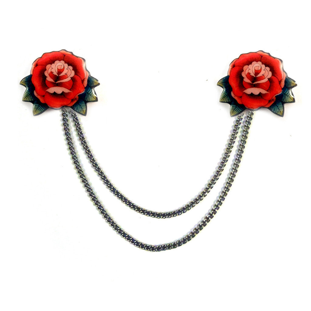 Rose Cardi-Clips
