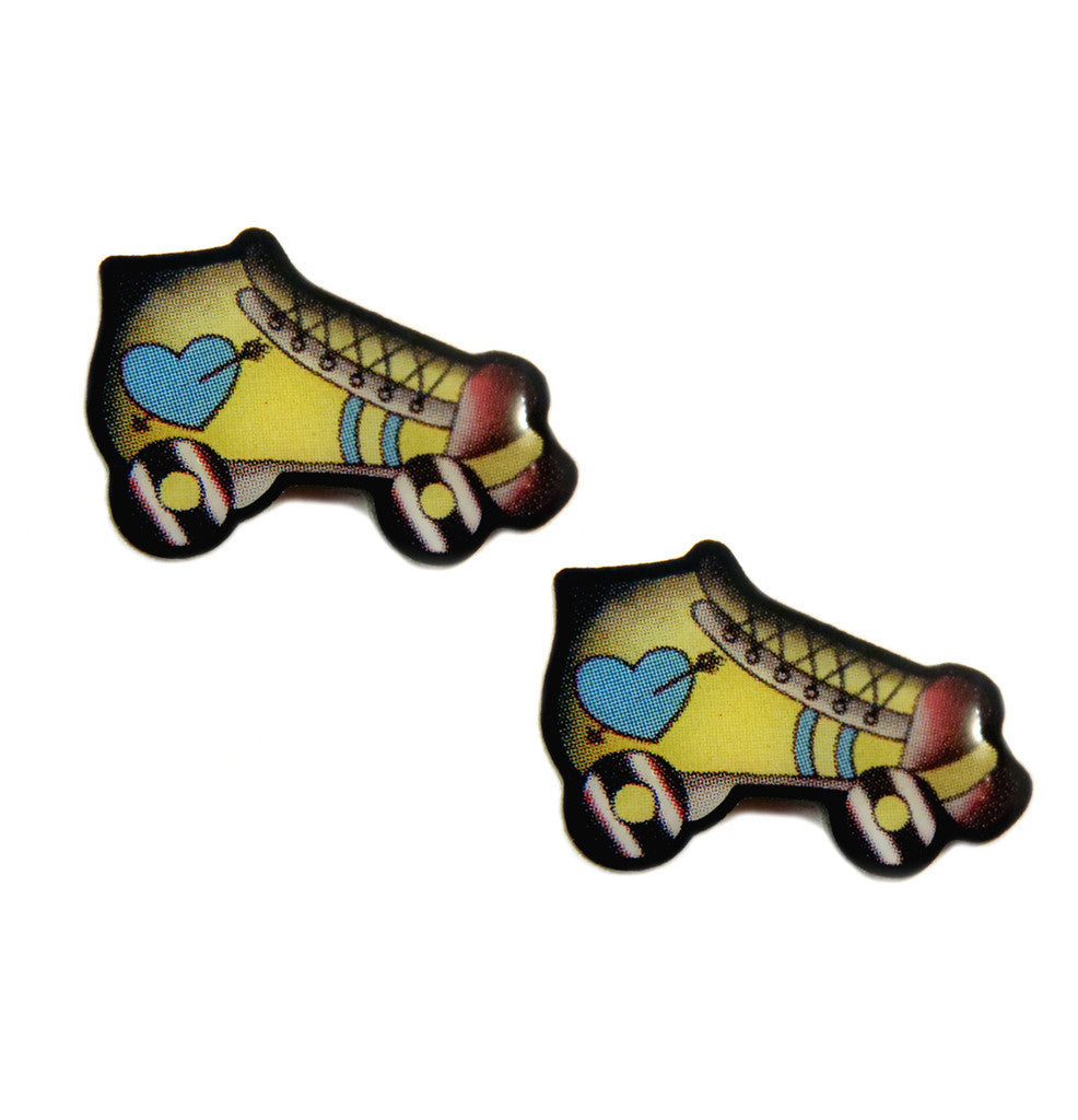 Retro Roller Stud Earrings