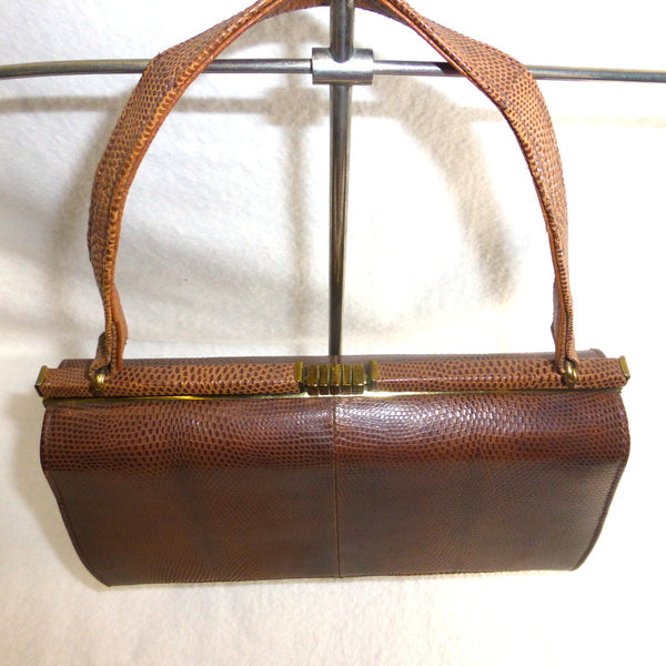 Mappin and Webb Brown Handbag