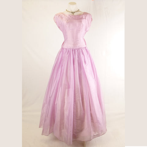 Purple Full Length Ball Gown. Size S/M