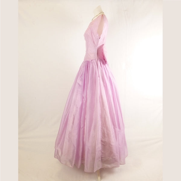 Purple Full Length Ball Gown. Size S/M