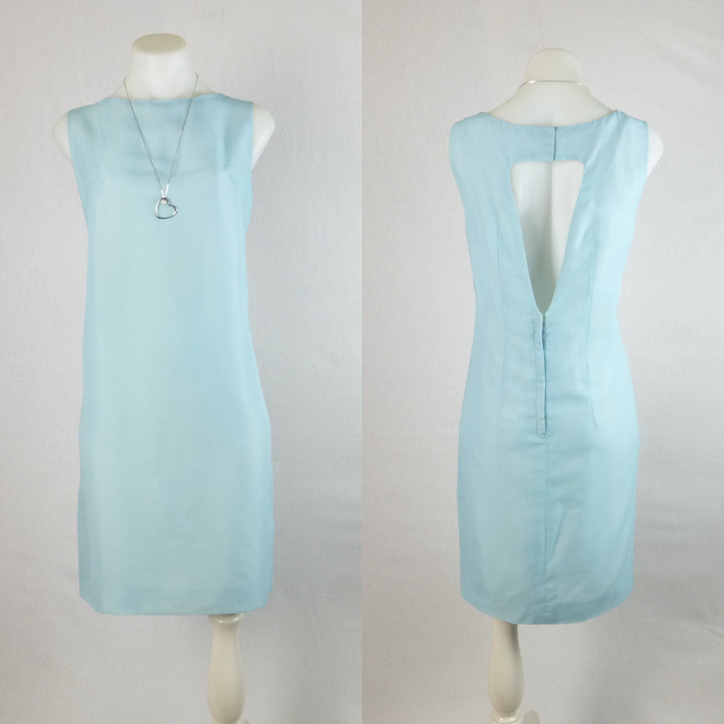 Rikki Blue Shift Dress Size M